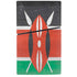 Kenya Flag Distressed PS5 Slim Digital Edition Console Skin